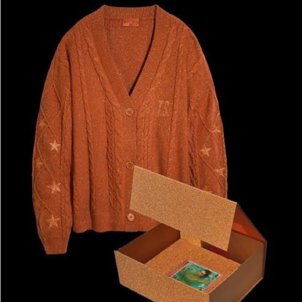 The Life of a Showgirl Taylor Swift cardigan